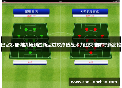 巴塞罗那训练场测试新型进攻渗透战术力图突破防守新高峰